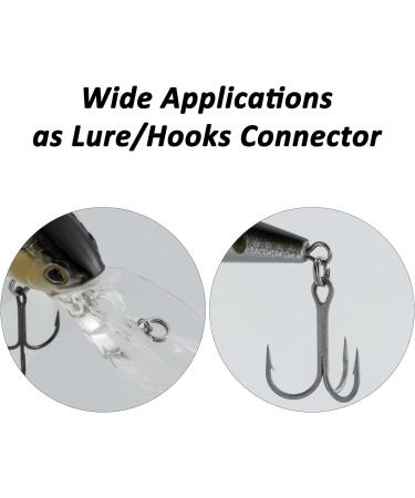 Dr.Fish Stainless Steel Split Ring 200LB-14mm 20 Pack - High Strength Flattened Hyper Wire Heavy Duty Lure Ring for Saltwater Fishing - Buy Online on GoSupps.com