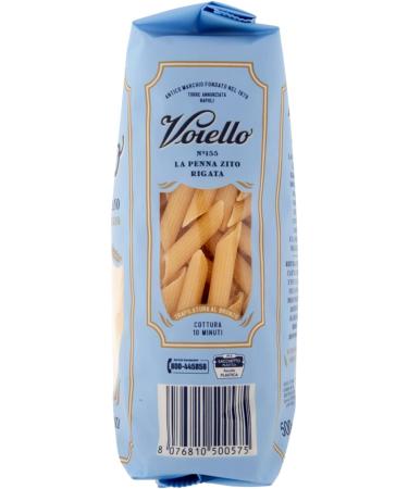 Barilla Voiello La Penna Zito Rigata No. 155 Pasta 100% Italian Wheat 500g Durum Wheat Semolina Pasta Bronze Design - Buy Online on GoSupps.com