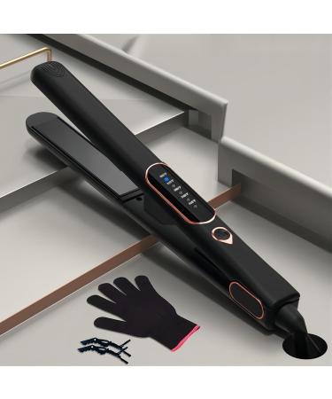 Best Hair Straighteners for Thick Hair | Ceramic Flat Iron & Travel Hair Straightener - No Damage Black Finish - Buy Online on GoSupps.com