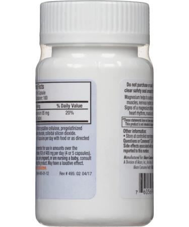 Uro-Mag Magnesium Oxide Dietary Mineral Supplement - 100 Count - Buy Online on GoSupps.com