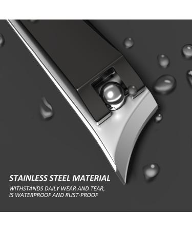 1 Piece of Nail Clipper and 1 Piece of Strip Nail Clippers Toenail Clippers for The Elderly Pedicure Nail Clippers Stainless Steel Toenail Clippers Great for Ingrown Toenails Podiatry (Black) - Buy Online on GoSupps.com