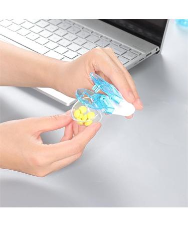 Retrospecti Portable Pill Taker - 2024 Pill Popper for Blister Packs & Tablets | Essential Household Gadget (Blue + Clear) - Shop Now - Buy Online on GoSupps.com