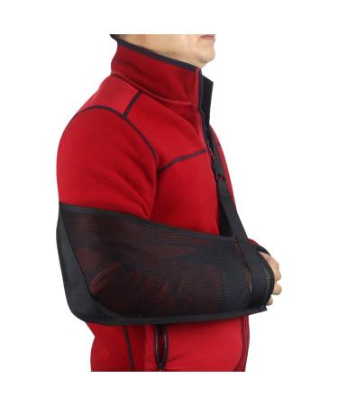 Arm Sling For Elbow Injury - Comfortable Arm Support Shoulder Brace | Shoulder Immobilizer Lightweight Cuff Sling Arm Splint For Men And Women Left And Right Arm