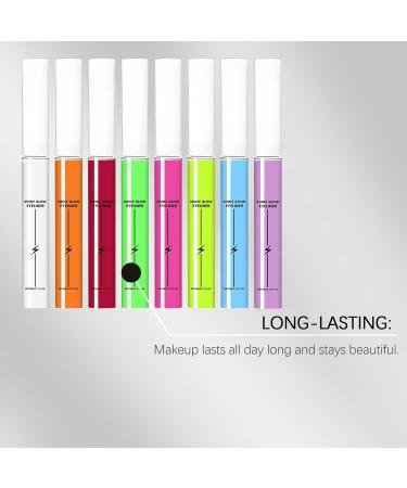Waterproof Eyeliner 8 Colors Luminous MakeUp Defined Lines with Waterproof EyelinerFor Outdoor Activities Event Work Night Wedding Travel Party Daily Use Home Women - Buy Online on GoSupps.com
