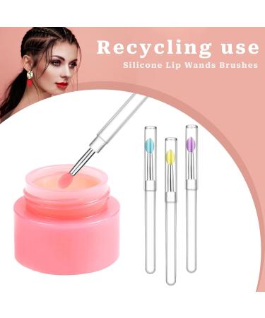 4 Pcs Silicone Lip Brush Set - Reusable Lipstick Applicator Wands & Lip Scrub Brushes for Makeup Eyeshadow Lip Gloss & Lip Balm - International Shipping Available - Buy Online on GoSupps.com