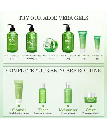 Aloderma Essential Aloe Soothing Set 4-Piece Set - Buy Online on GoSupps.com