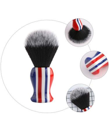 Lurrose Soft Bart Brush & Mustodle Brush Soap Bowl Set - Barber Hair Brush & Safety Razor Stand for Men - Premium Resin Grooming Kit - Buy Online on GoSupps.com