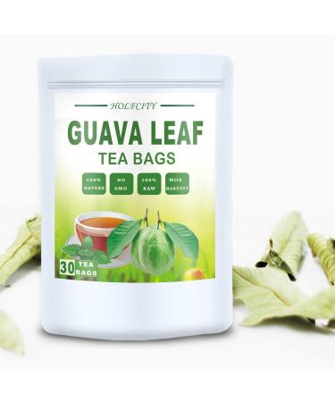 Guava Leaf Fruit Tea Bags - Natural Herbal Tea (30 count) - Buy Online on GoSupps.com