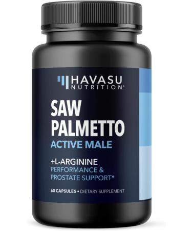 HAVASU NUTRITION Saw Palmetto active male L-Arginine - 60 Capsules