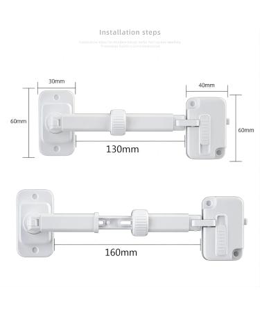 Buy 2x Adjustable Child Safety Window Locks - Self-Adhesive for Cupboards Drawers Ovens & More | Ideal for Babies Toddlers & Pets - Secure Your Home | International Shipping - Buy Online on GoSupps.com
