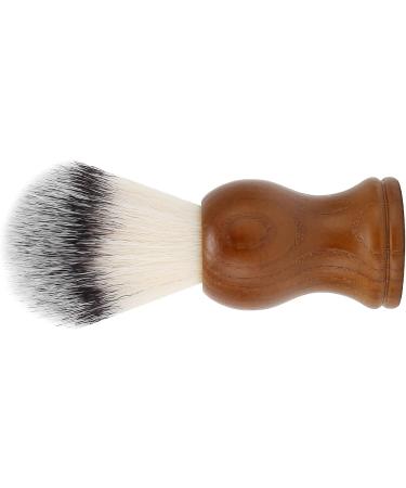 Professional Shaving Brush for Men - Wooden Handle Ideal for Home & Salon Use Perfect for All Beard Types - Buy Online on GoSupps.com