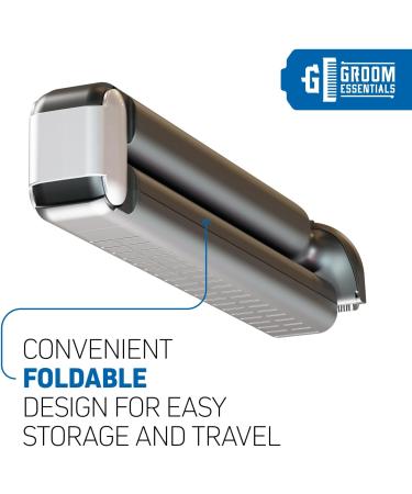 Groom Essentials Electric Back Shaver for Men - 150 Extension Extendable Handle Multi-Functional & Travel-Friendly Design - Battery Powered V2 - Buy Online on GoSupps.com