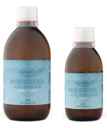 Dioxnatur Pure Magnesium 500ml Liquid Colloidal Magnesium 50 ppm - Natural Muscle Relaxing - Buy Online on GoSupps.com