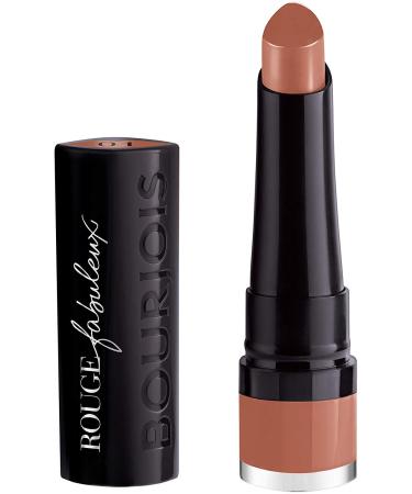 2 x Bourjois Paris Rouge Fabuleux Lipstick - 01 Abracadabiege