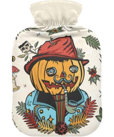 NAANLE Halloween Pumpkin Hot Water Bottle | 2L Transparent Hand & Foot Warmer | Pain Relief & Cold Therapy - Buy Online on GoSupps.com
