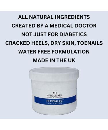 Marble Hill PediSalve Foot Cream  Soothing Diabetic Intensive Moisturiser Relieves Very Dry Rough Hard Skin Unscented No Lanolin 14.1 Oz - Buy Online on GoSupps.com