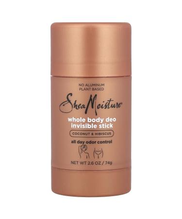 SHEA MOISTURE Coconut & Hibiscus Invisible Stick Deodorant 2.6 OZ