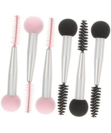 IWOWHERO 6pcs Sponge Makeup Brush Liquid Makeup Brushes Beauty Sponge Lash Cosmetics Makeup Foundation Nylon