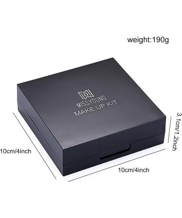 RoseFlower Mini Fold Out Cosmetic Palette 25-color Eyeshadow Blush Eyebrow Powder Set - All in One Pro Makeup Box, Portable Xmas Gift for Girls - Buy Online on GoSupps.com