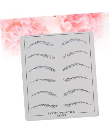 Mikinona Eyebrow Microblading Skin 6 Pcs Eye Brow Shaping Kit Eyebrow Practice Skin Eyebrow Trimming - Buy Online on GoSupps.com
