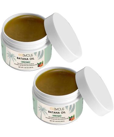 Batana Oil Hair & Skin Treatment - Natural Deep Hydration Mask for Hair Growth - 2 x 3.53 Oz - Coffee Scented Moisturizer for Men & Women - Buy Online on GoSupps.com