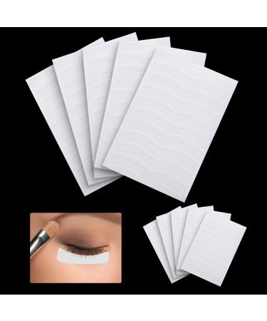 salbsever 100 Pairs Eye Tape for Eye Makeup Eyeliner Tape Makeup Tape for Eyeshadow Tape Adhesive Eyeliner Stencil Stickers Professional Eye Pad Under Patches Prevent Makeup Residue