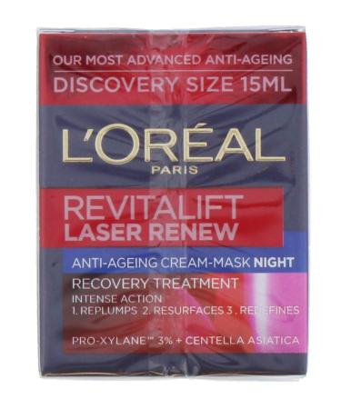 L'Oreal Revitalift Laser Renew Anti-aging Revolumizing Cream Mask 15ml Night