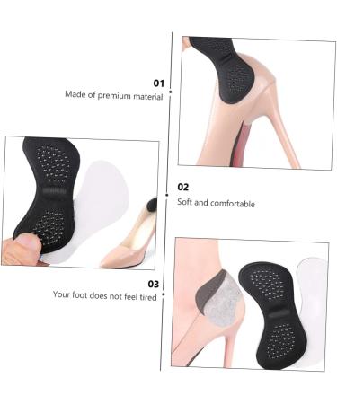 8 Pairs Non-Slip Heel Stickers | Anti-Wear Adhesive Leather Heel Pads for High Heels - Protect Feet & Shoes - Buy Online on GoSupps.com