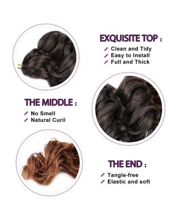 Ocean Wave Crochet Hair 14 8Packs for Black Women - Deep Curly Twist Braids - Buy Online on GoSupps.com