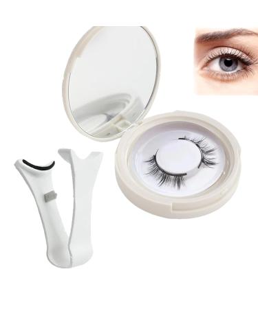 Marvulur Magnetic Eyelashes Magnetic Lashes with Applicator Magnetic Lashes Reusable Glue-Free Natural Lashes Magnetic False Eyelashes with No Glue (simple)
