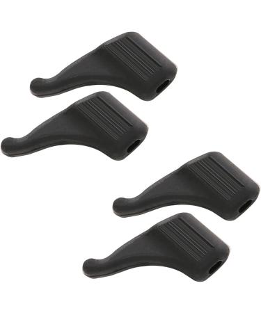 KWMobile Anti-Slip Glasses Hinge Set - 4x Silicone Sports Ear Hooks for Glasses - Black S (4 Pack) - International Shipping Available - Buy Online on GoSupps.com