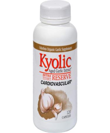 Kyolic Aged Garlic Extract Extra Strength Reserve 120 Capsules