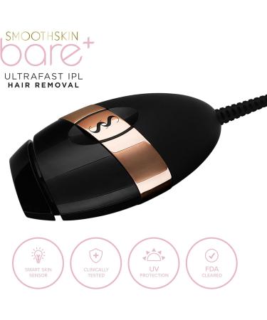 SmoothSkin Bare Plus IPL Hair Removal Device for Women & Men - Long-Lasting Solution for Body and Facial Hair - Affordable Alternative to Laser Removal, Bikini Shaver, & Epilator - Buy Online on GoSupps.com