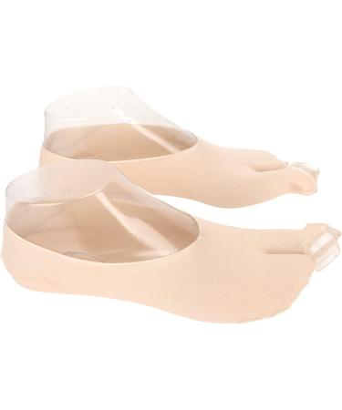 Breathable Toe Separator Socks - Bunion Corrector for Safe Travel (Skin Color) - Buy Online on GoSupps.com