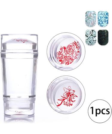 1Set Nail Art Jelly Stamper With Scrapers Set Nail Stamp Nail Stamper Nail Art Tools Transparent Soft Clear Nail Stamping Kit Manicure Print DIY Nail Art Tool For Salon Or Home Use - Buy Online on GoSupps.com