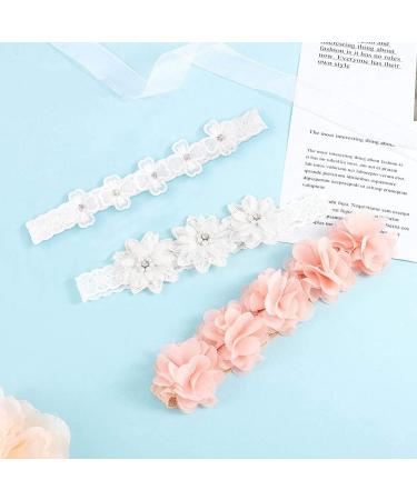 6 Pieces Baby Flower Headbands - Adorable Hairbands for Baby Girls | Perfect for Baptism & Special Occasions - Buy Online on GoSupps.com