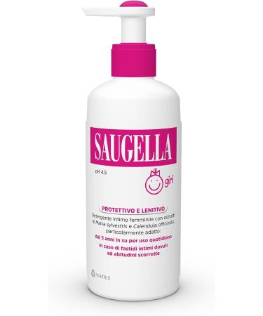  Saugella Saugella Girl Daily Intimate Cleanser for Prepuberal Age Girls Nuisance and Itching 2 x 200 ml each 400 ml - Buy Online on GoSupps.com