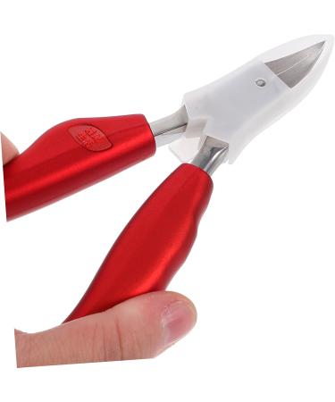 Minkissy Folding Hawk Mouth Pliers Cuticle Scissor Manicure Dead Skin Clipper Pedicure Mouse Halloween Girl para Red Handle Rubber and Plastic Toenail Clippers Heavy - Buy Online on GoSupps.com