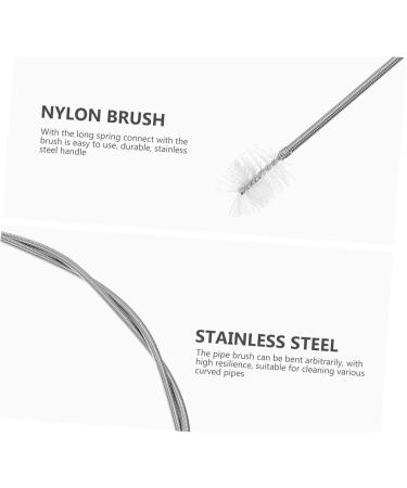 5pcs Hose Brush Fish Tank Cleaner Hose Cleaning Tube Aquarium Brush Pipeline Fish Tank Brush Silverx5pcs 60X0.2X0.2CMx5pcs - Buy Online on GoSupps.com