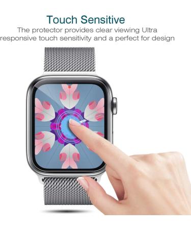 6 Pack Screen Protector for Apple Watch 40mm SE/Series 4/5/6 & 38mm Series 3/2/1 - Bubble-Free Clear Film (UF-001) - Buy Online on GoSupps.com