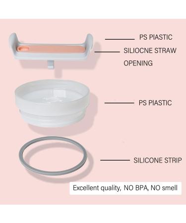 40oz Pink Stanley Tumbler Lid (2 Pack) - Splash Resistant Replacement Cover for Stanley Cup - Spill Proof Accessory - Buy Online on GoSupps.com