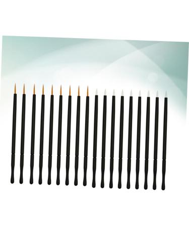 SKISUNO 100pcs Make up Kit Cosmetic Eyeliner Applicator Eye Makeup Tools Eyeliner Brush Thin Angle Soft Head 10*0.5cm As Shown - Buy Online on GoSupps.com