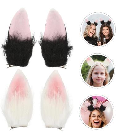 POPETPOP 2 Pairs Alligator Hairpins Bunny Ears Hair Clip Rabbit Hair Clip Ear Hair Clips for Women Bunny Hair Clips Cosplay Rabbit Ear Headdress Hair Clip Accessories Plush Aldult - Buy Online on GoSupps.com
