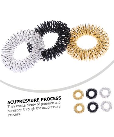 9-St Massage Device - Acupressure Ring for Finger Relief Essential Oil Diffuser Sensory Compression Ring for Car Use - Buy Online on GoSupps.com