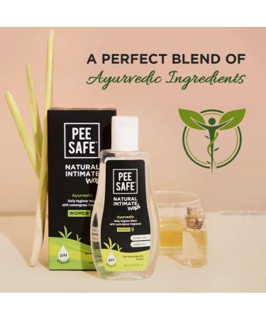 PEESAFE Natural Intimate Wash for Women | pH Balanced Feminine Wash with Tea Tree Oil & Ayurvedic Extracts | Best Vaginal Wash for Intimate Care - Buy Online on GoSupps.com