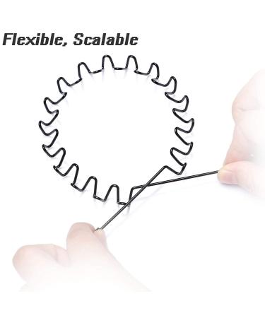 WantGor Metal Headbands 2 Pack - Fashion Unisex Black Hairband Set - Buy Online on GoSupps.com