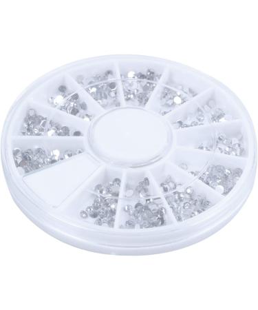 Jalzdieod 3000 Pcs Crystal Glitter Rhinestone Nail Art Tips Decoration 2mm+Wheel Beauty - Buy Online on GoSupps.com