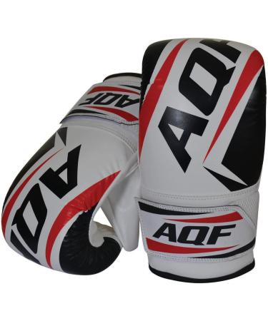 AQF BoxSack Gloves - Premium Boxing MMA & Kickboxing Leather Gloves for Men & Women | Ideal for Sparring Training & Speed Bag Work - Buy Online on GoSupps.com