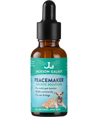 Jackson Galaxy: Peacemaker (2 oz.) - Pet Solution - Promotes Sense of Community - Can Reduce Aggression, Tension, & Jealousy - All-Natural Formula - Reiki Energy