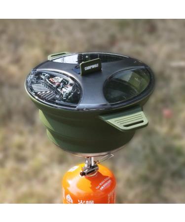 2.5L Collapsible Camping Cook Pot,Portable Cookware for Outdoor Hiking - Buy Online on GoSupps.com